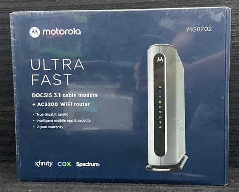 New Motorola Mg8702 Docsis 31 Cable Modem Ac3200 Wi Fi Router 24