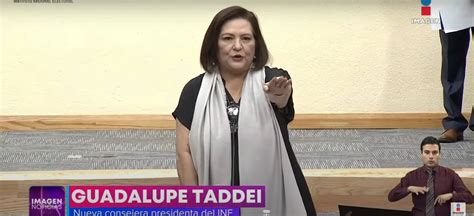 Guadalupe Taddei Toma Protesta Como Primera Consejera De Ine Imagen