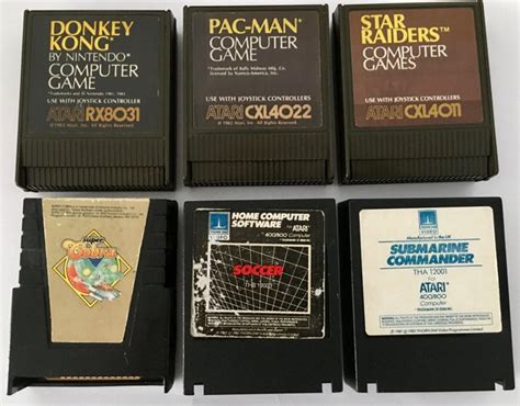 Atari, 400/800 - Video games (6) - Without original box - Catawiki