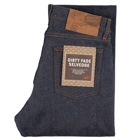 Naked Famous True Guy Dirty Fade Indigo 101085321 IND