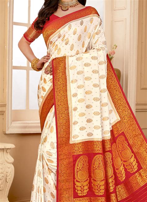 white sarees buy latest white sarees  shopping