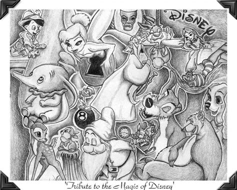 Tribute to Disney - Classic Disney Fan Art (1348373) - Fanpop