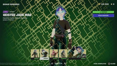 How To Unlock Heisted Jade Mae Skin Style In Fortnite Battle Pass