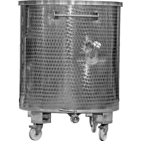 Mixing Tank On Wheels For Agitator