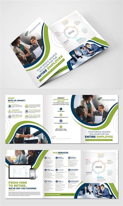 Professional Serious Human Resource Management Brochure Design For