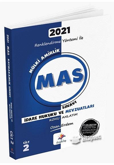 MAS Kaymakamlık İdare Hukuku ve Mevzuatları Konu Anlatımı Cilt 2 Dizgi