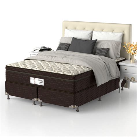 Cama Box Queen Prodormir Evolution Plw Euro X X Cm Prodormir Em