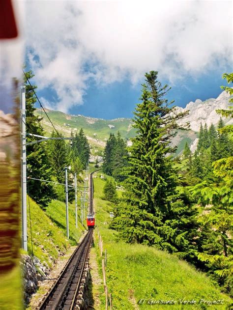 El tren cremallera histórico mas empinado del mundo sube al Monte