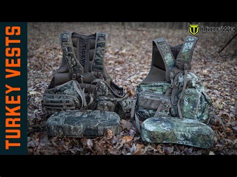 TideWe Turkey Hunting Vest With Seat Cushion TideWe