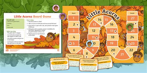 Little Acorns Board Game - Twinkl