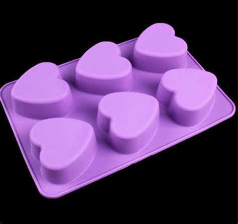 Heart Shape Baking Silicone Mold -b400 - Christines Molds