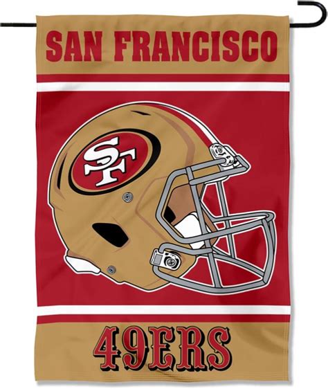 Wincraft San Francisco 49ers Helmet Double Sided Garden