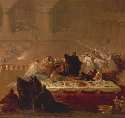 Narrative Painting John Martin Belshazzar S Feast 1821