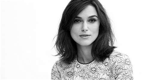 Monochrome Portrait Keira Knightley Actress HD Wallpaper Rare Gallery