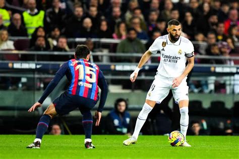 Un zéro pointé pour Karim Benzema Liga J26 FC Barcelone Real