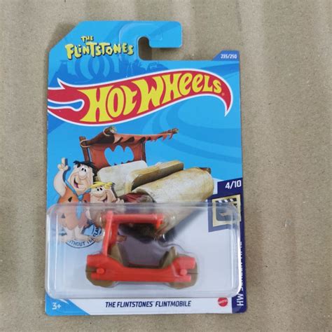 Jual Hot Wheels Movie The Flintstones Flintmobile HW Screen Time 4 10 Shopee Indonesia