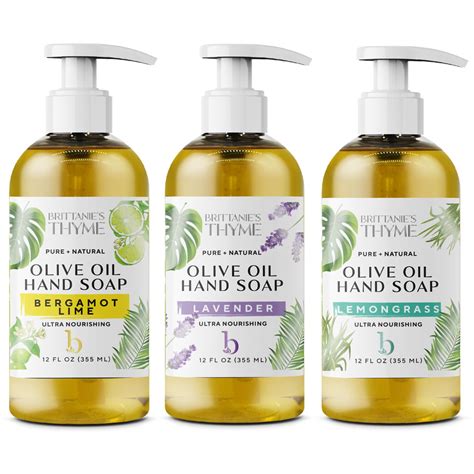 Amazon Brittanie S Thyme Organic Natural Hand Soap Castile Soap