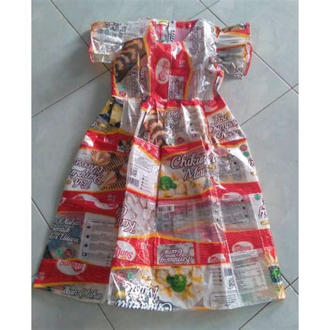 Jual Kostum Baju Karnaval Anak Perempuan Daur Ulang Sampah Plastik