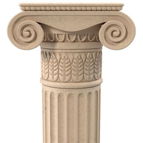 3D Ionic Order Column model | 3D Molier International