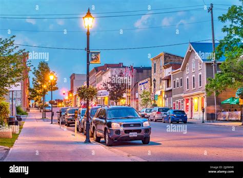 Downtown Gananoque, Ontario, Canada Stock Photo - Alamy