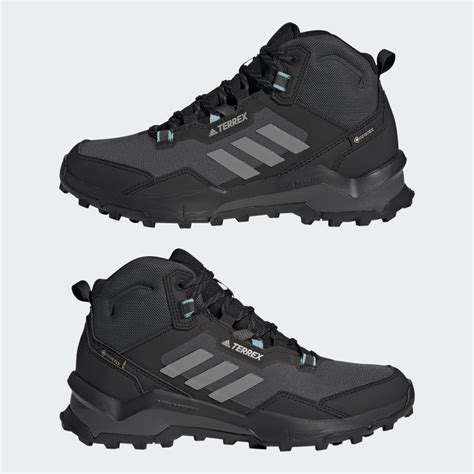 Adidas Terrex Ax Mid Gore Tex Hiking Shoes Black Adidas Sa