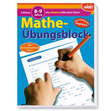 Mathe Übungsblock 3 Klasse Lernhilfen