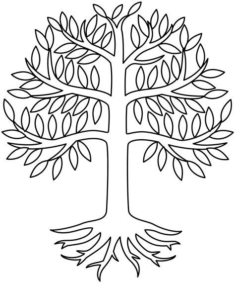 Free Printable Tree Of Life Printable Form Templates And Letter