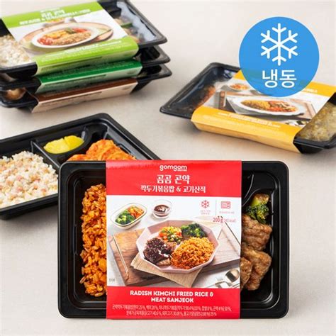 곰곰 곤약 도시락 6종 세트, 1.2kg, 1세트 - 도시락 | 쿠팡