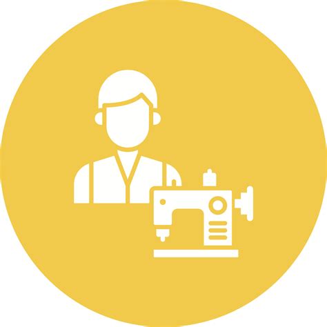 Tailor Glyph Circle Background Icon 6791113 Vector Art at Vecteezy