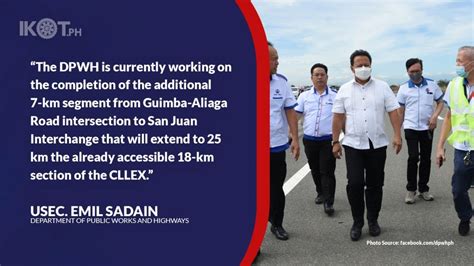 Dpwh Extended Cllex Operational By Mid Ikot Ph