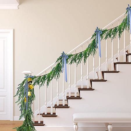 Amazon Pcs Christmas Garlands Norfolk Pine Garland Artificial