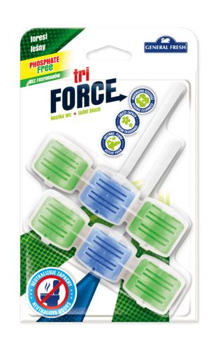 Tri Force 2x45g Kostka Do Wc Force General Fresh