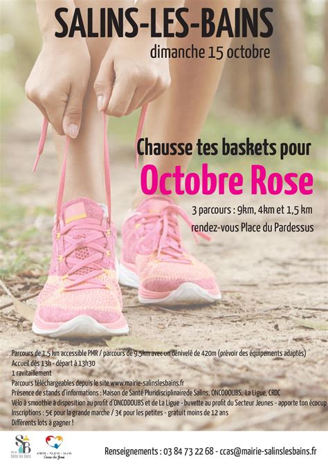 Octobre Rose Mairie De Salins Les Bains