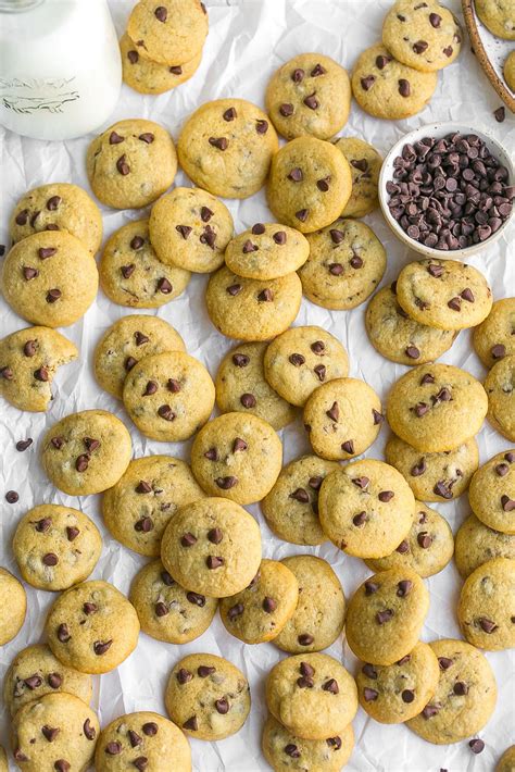 Mini Chocolate Chip Cookies Soft And Chewy