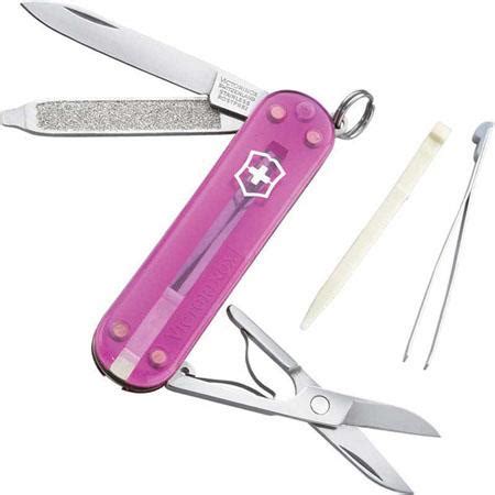 Victorinox Swiss Army Classic SD Pocket Knife Translucent Pink 58005