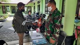 Kodim Kota Yogyakarta Babinsa Warungboto Bantu Penerapan