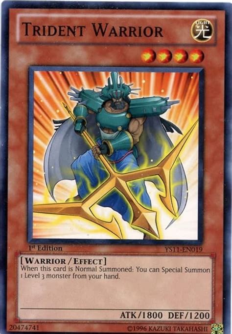 Amazon Yu Gi Oh Trident Warrior YS11 EN019 Starter Deck