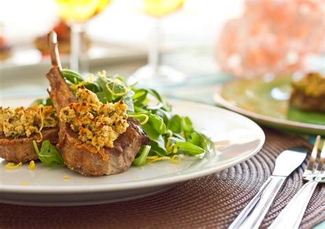 Lemon Herb Crusted Lamb Chops Chefjamika