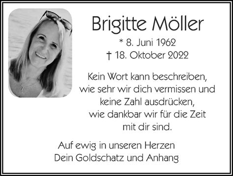 Traueranzeigen von Brigitte Möller Aachen gedenkt