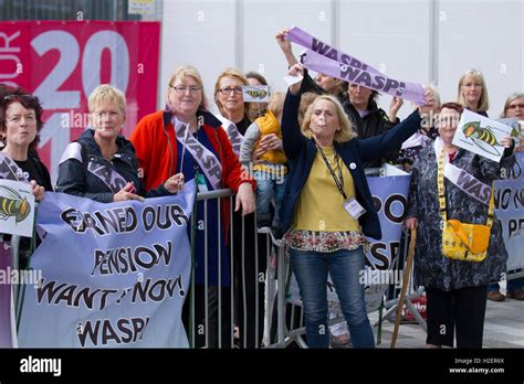 Waspi Female Demonstrators At Labour Party Annual Conference A Group