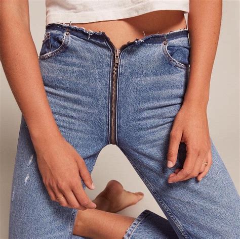 These Jeans Zip All The Way From Front To Back And That S A No From Me