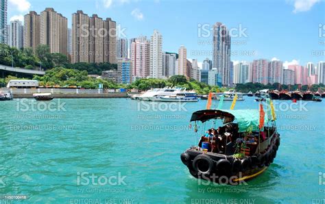 Sampan Ride In Hong Kong Stock Photo Download Image Now Junk Ship