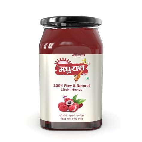 Gm Raw Natural Litchi Honey Glass Jar At Rs Jar Natural Honey