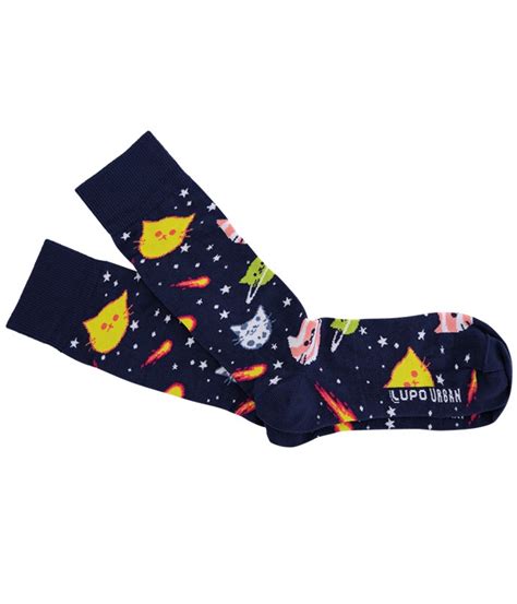 Meia Cano Longo Gatoverso Lupo Urban Algodão lingerie br