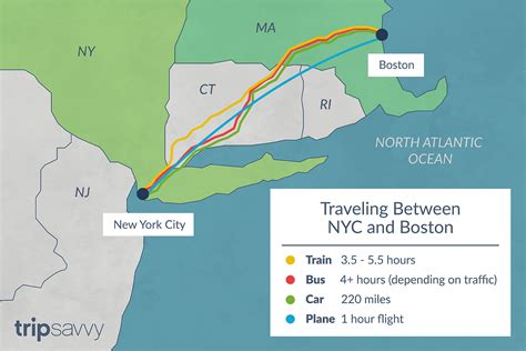 Boston To Nyc How Far Is The Drive