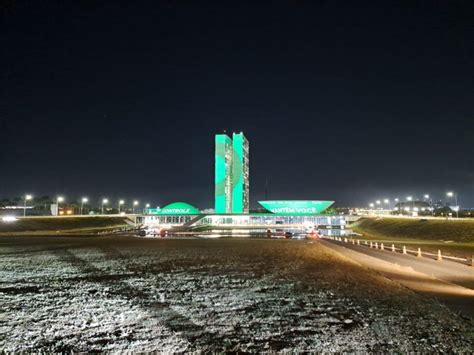 Congresso Recebe Ilumina O Verde E Proje O De Frases Pelo Dia Mundial