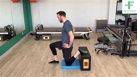 Tall Kneeling Hip Flexor Quad Stretch YouTube