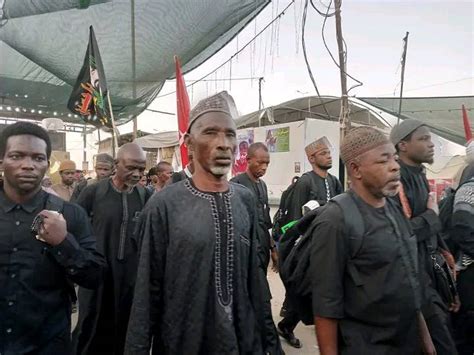 Photos Nigerian Shia Arbaeen Walking In Najaf Karbala Road Pole 353