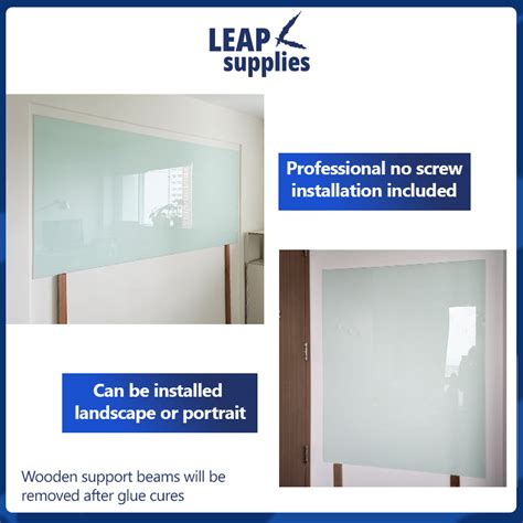 Customised Tempered Glass Whiteboard | LEAPsupplies Singapore