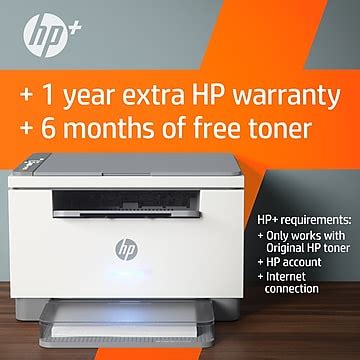 HP LaserJet MFP M234dwe Wireless Black & White All-in-One Printer w/ 6 months free toner through ...